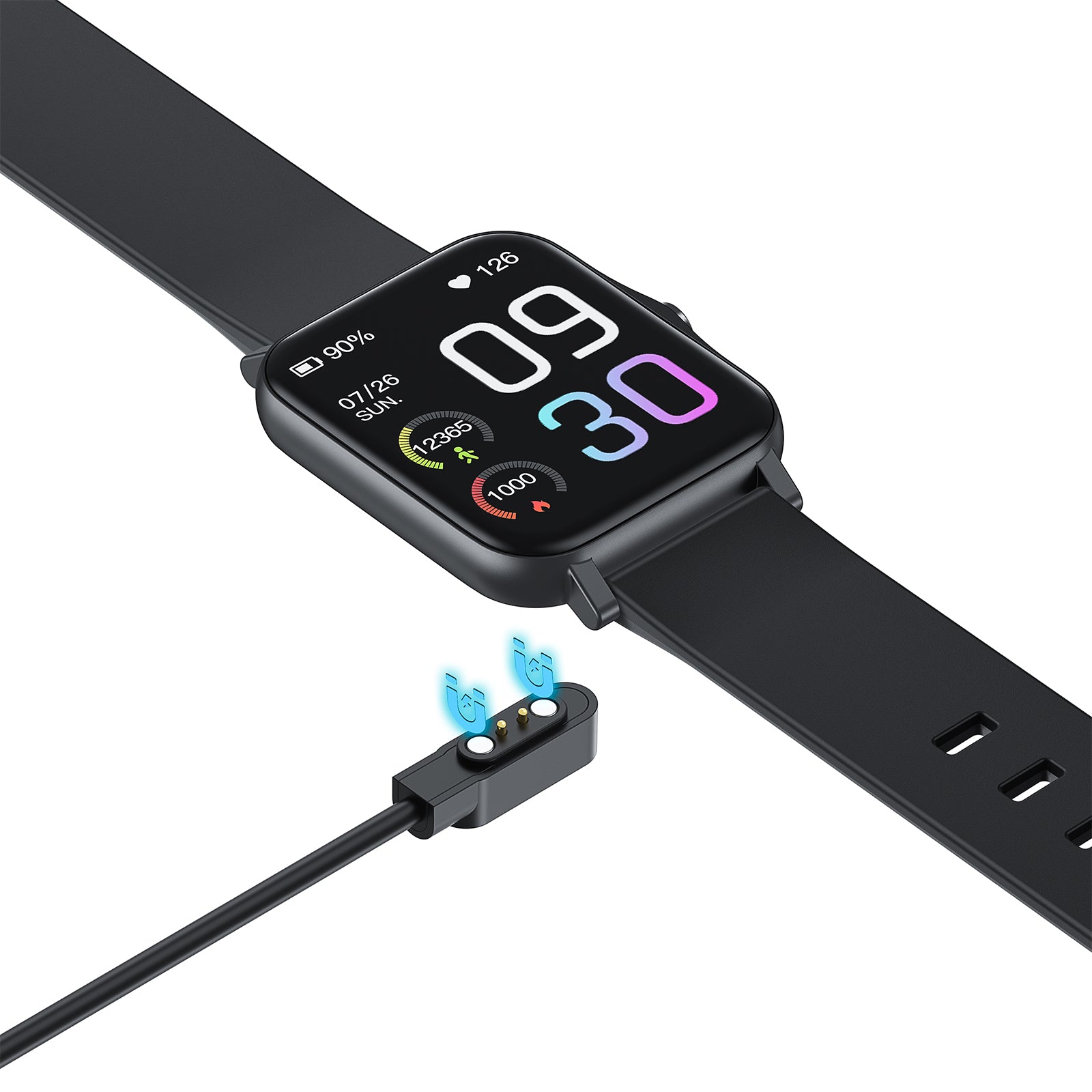 GTS2 1.69'' Waterproof Smart Watch Health monitor with 16 Sport Modes Music Control 45 Days Long Standby