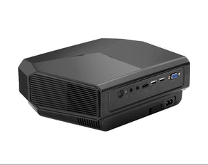 Portable Outdoor Movie Projectors with Smart Voice 4600 Lumens 1080P and 200" Supported Home Theater Projector