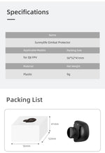 Gimbal Camera Lens Cover for DJI FPV UAV Cover Dust Anti-Scratch Protection Lens FPV Combo Drone Accessories