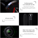 Smart Watch Fitness Tracker with Waterproof Bluetooth All Day Heart Rate Monitor Sleep Quality Tracker