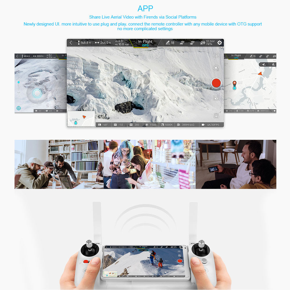 FIMI X8 SE 2020 4K Drone 