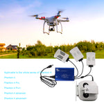 4 in 1 Rapid Multi Battery Charger with Ground for DJI Phantom 4/4 Advanced/4 Pro V2.0/4 Pro Plus Obsidian Drone & Remote Controller