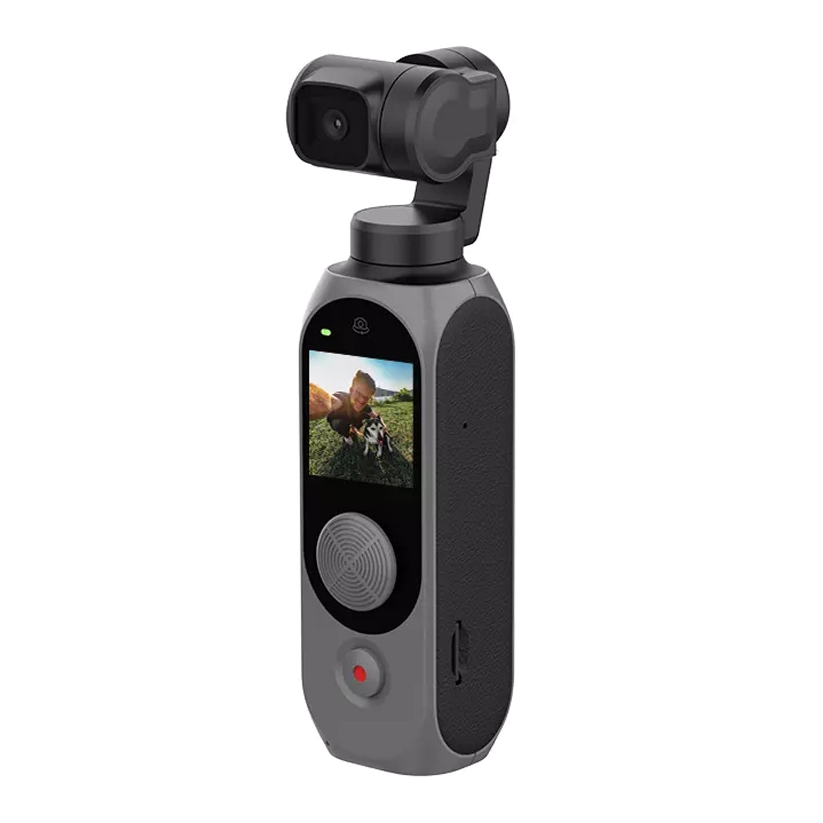FIMI Palm 2 Gimbal Camera with 128° 4K UHD Ultra Wide Angle Lens for Android and iPhone, Black