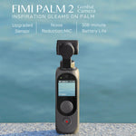 FIMI Palm 2 Gimbal Camera with 128° 4K UHD Ultra Wide Angle Lens for Android and iPhone, Black