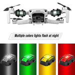Drone Strobe Lights, Anti-Collision Lighting, Lightweight Drone LED Lights with 4 Colors for DJI FPV Drone/Mini 2/Mavic Mini/Mavic Air 2/Holy Stone