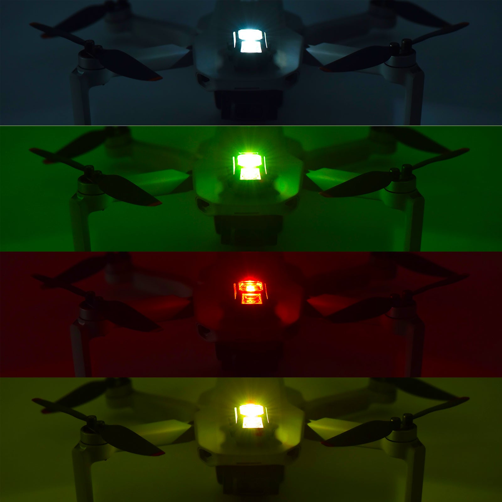 Drone Strobe Lights, Anti-Collision Lighting, Lightweight Drone LED Lights with 4 Colors for DJI FPV Drone/Mini 2/Mavic Mini/Mavic Air 2/Holy Stone