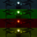 Drone Strobe Lights, Anti-Collision Lighting, Lightweight Drone LED Lights with 4 Colors for DJI FPV Drone/Mini 2/Mavic Mini/Mavic Air 2/Holy Stone