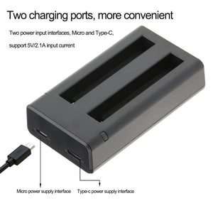 3.85V 1700mAh Battery and Charger Kit for Insta360 ONE X2 Action Camera
