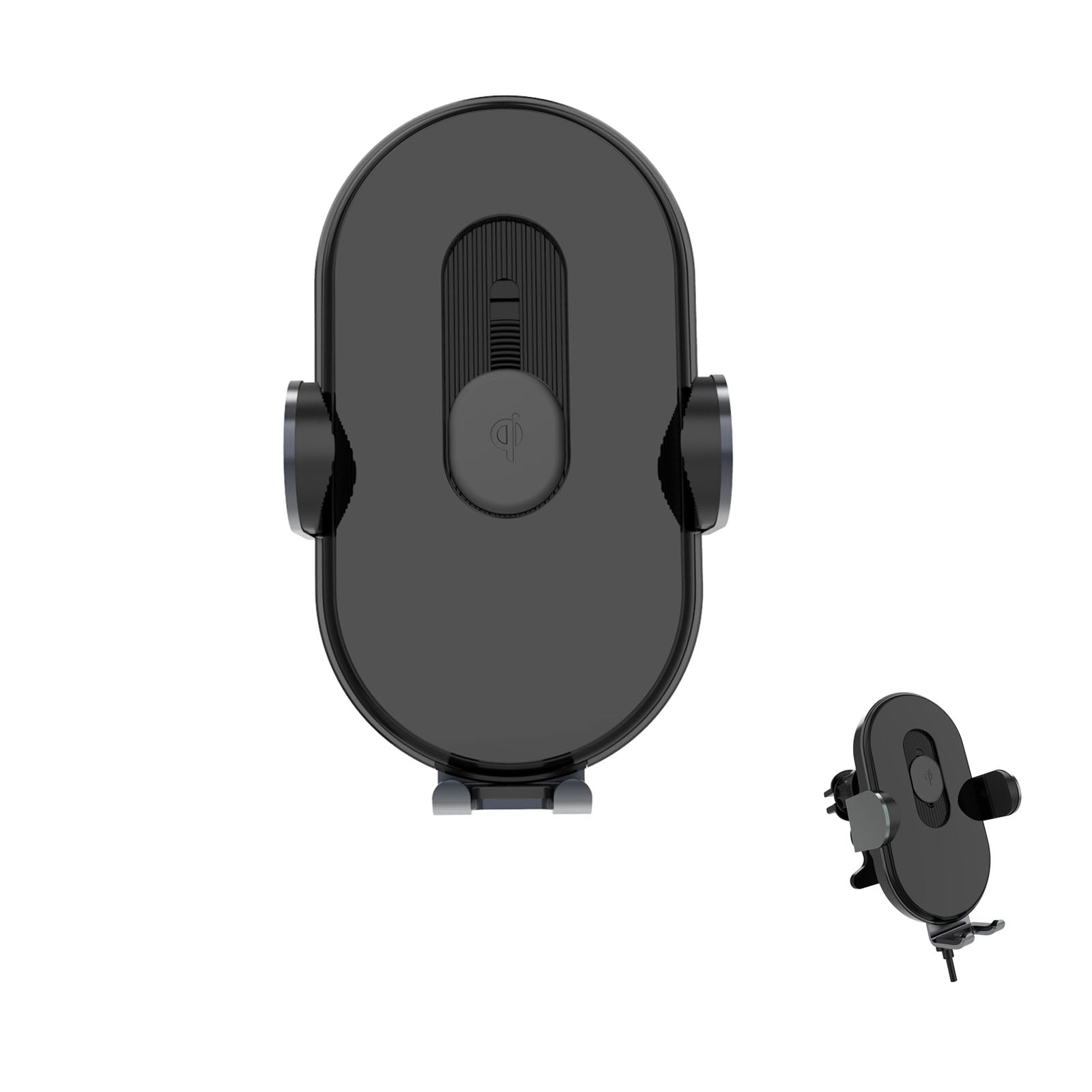 Auto-Clamping Qi Car Wireless Charger 10W/7.5W/5W Air Vent Dashboard Car Mount Compatible/w iPhone 12 Series/X/XR/11/8, Galaxy Note10/S10/S20 Series