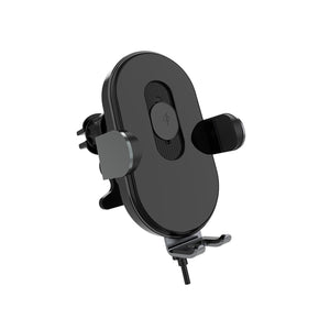 Auto-Clamping Qi Car Wireless Charger 10W/7.5W/5W Air Vent Dashboard Car Mount Compatible/w iPhone 12 Series/X/XR/11/8, Galaxy Note10/S10/S20 Series