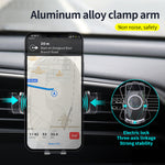 Auto-Clamping Qi Car Wireless Charger 10W/7.5W/5W Air Vent Dashboard Car Mount Compatible/w iPhone 12 Series/X/XR/11/8, Galaxy Note10/S10/S20 Series