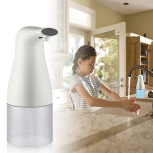 400 ML Foaming Soap Dispenser Automatic Touchless Hands Free Countertop Soap Dispensers Automatic Handles Soap Pump for Bathroom Kitchen