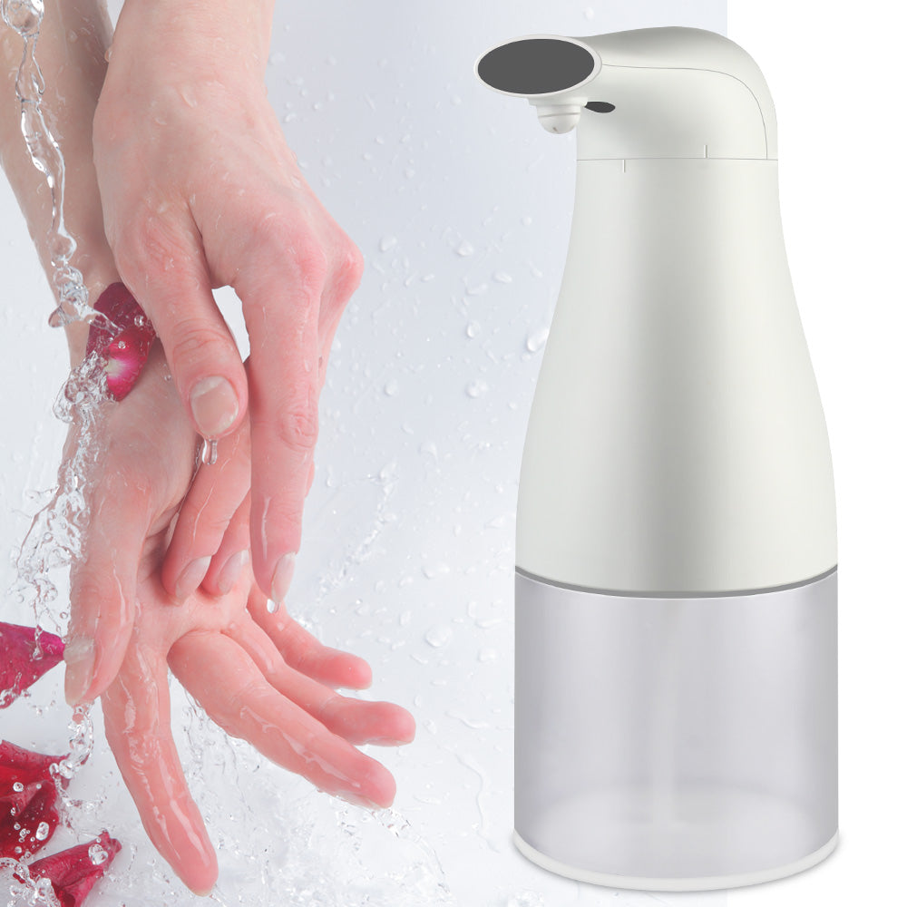 400 ML Foaming Soap Dispenser Automatic Touchless Hands Free Countertop Soap Dispensers Automatic Handles Soap Pump for Bathroom Kitchen