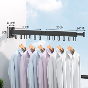 Wall Mounted Clothes Dryer, Collapsible Clothes Hanger, Retractable Drying Rack Indoor Outdoor Space Saving Clothes Rack, Retractable Clothes Dryers