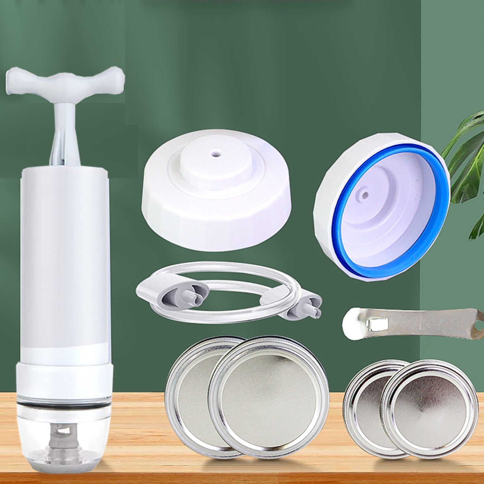 Mason Jar Vacuum Sealer for Wide & Regular Mouth Mason Jars, Jar Sealer Kit Compatible with Food Saver Vacuum Sealer Machine