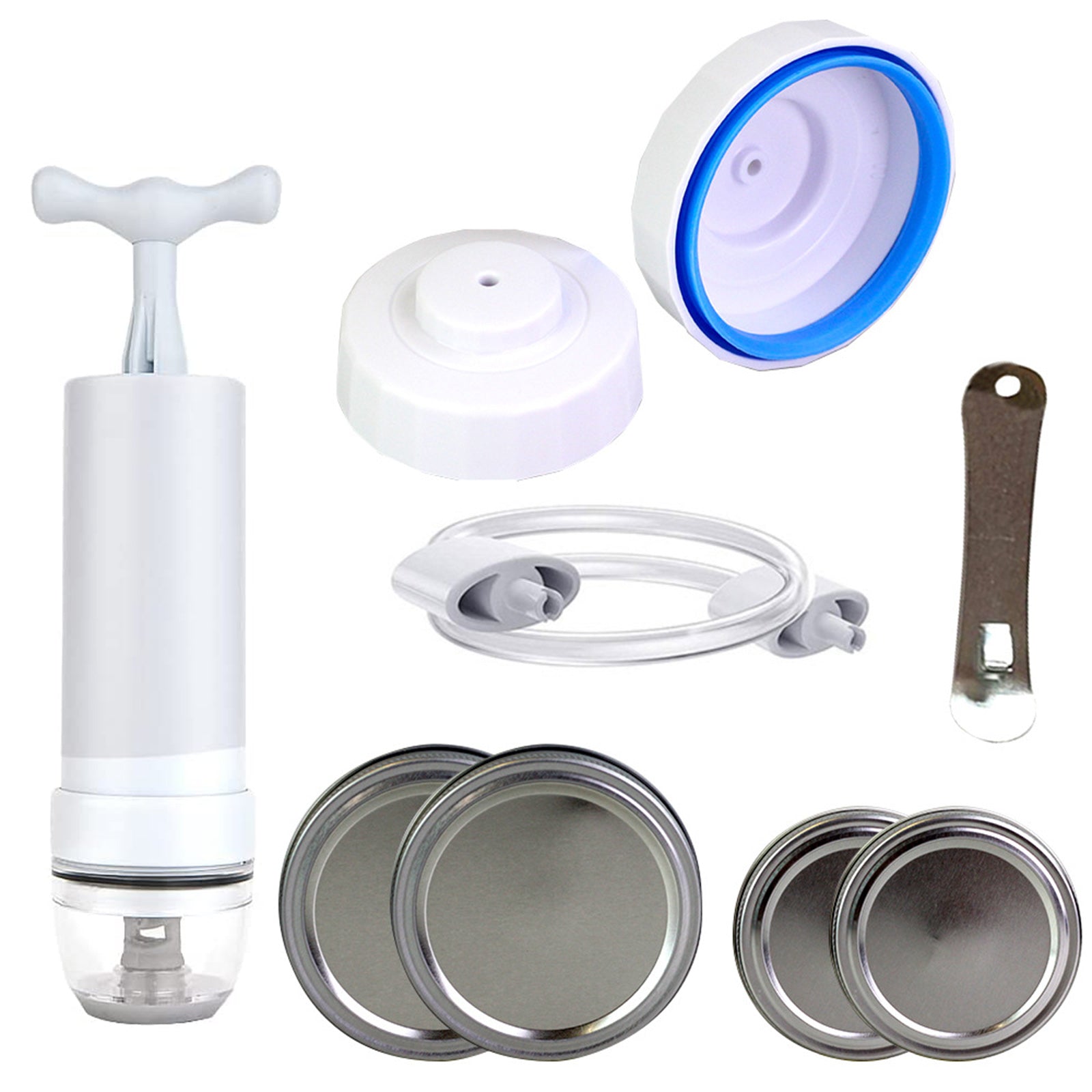 Mason Jar Vacuum Sealer for Wide & Regular Mouth Mason Jars, Jar Sealer Kit Compatible with Food Saver Vacuum Sealer Machine