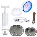 Mason Jar Vacuum Sealer for Wide & Regular Mouth Mason Jars, Jar Sealer Kit Compatible with Food Saver Vacuum Sealer Machine