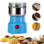 Portable Electric Cereals Grain Grinder Smash Machine for Nut Coffee Bean Spice Grinding
