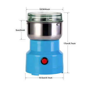 Portable Electric Cereals Grain Grinder Smash Machine for Nut Coffee Bean Spice Grinding