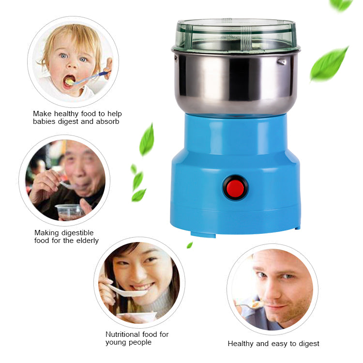Portable Electric Cereals Grain Grinder Smash Machine for Nut Coffee Bean Spice Grinding