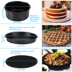 Air Fryer Accessories 8 Inch Set Of 14 for Airfryer deep fryers for COSORI Ninja Philips Tefal for air fryer 3.7QT-6.8QT