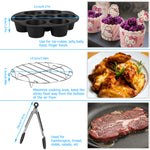 Air Fryer Accessories 8 Inch Set Of 14 for Airfryer deep fryers for COSORI Ninja Philips Tefal for air fryer 3.7QT-6.8QT