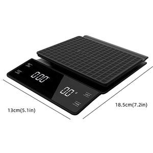 Coffee Scale with Timer Pour Over Coffee Scale Kitchen Scale with High Precision Pour Over Drip Espresso Scale