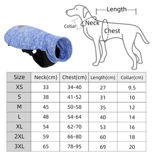 Pet Clothing Double-Sided Winter Dog Sweater High Collar Pet Warm Clothing Winter Jacket
