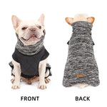 Pet Clothing Double-Sided Winter Dog Sweater High Collar Pet Warm Clothing Winter Jacket