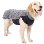 Pet Clothing Double-Sided Winter Dog Sweater High Collar Pet Warm Clothing Winter Jacket