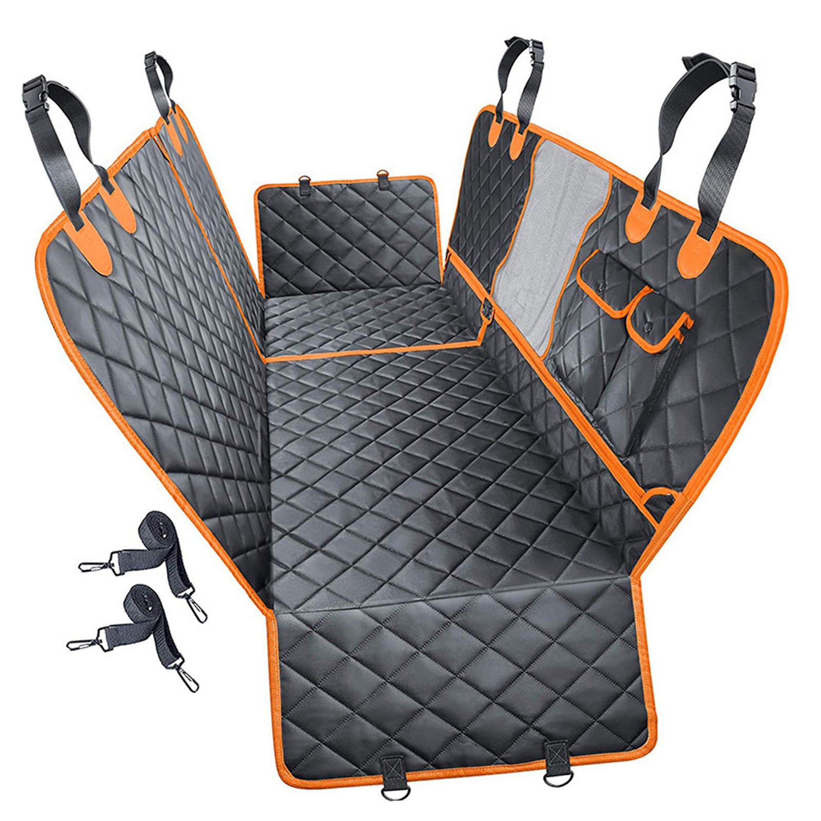 Dog Back Seat Cover Protector Waterproof Scratchproof Nonslip Hammock Pet Hammock Car Seat Covers with Side Flap General Motors