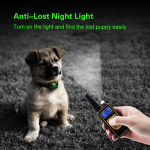 Dog Bark Collar with Shock Vibration Sound Adjustable levels Waterproof with Transmitter for Small Medium Large Dogs, Orange/Black