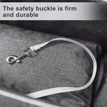 Dog Car Seat Pet Booster Seat Armrest Breathable Travel Carrier w Straps Safety Chair Basket