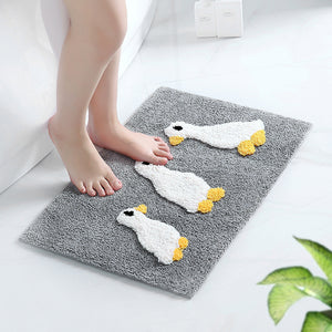 Cute Duck Bathroom Carpet Mat Quick Drying Bath Mat