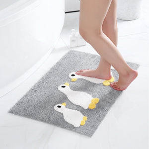 Cute Duck Bathroom Carpet Mat Quick Drying Bath Mat