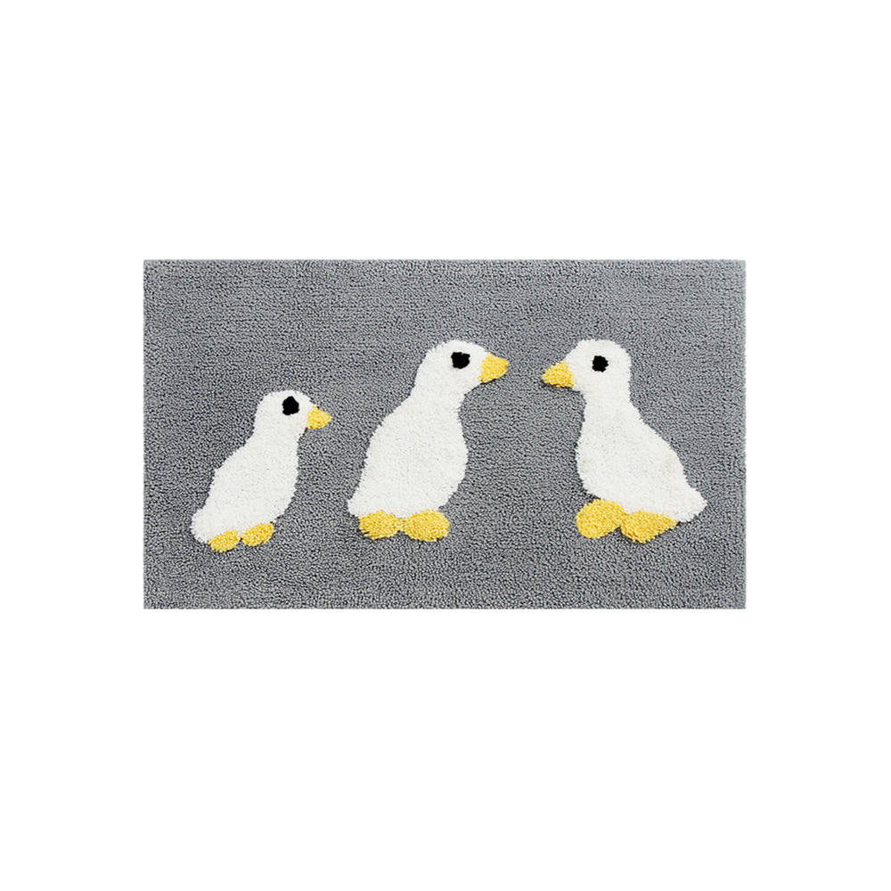 Cute Duck Bathroom Carpet Mat Quick Drying Bath Mat