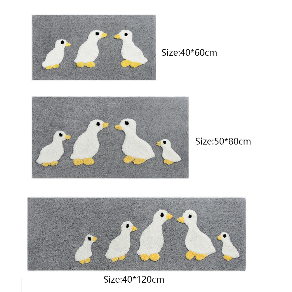 Cute Duck Bathroom Carpet Mat Quick Drying Bath Mat