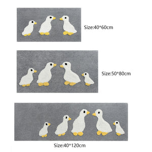 Cute Duck Bathroom Carpet Mat Quick Drying Bath Mat