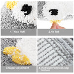 Cute Duck Bathroom Carpet Mat Quick Drying Bath Mat