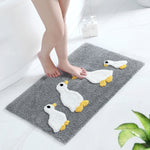 Cute Duck Bathroom Carpet Mat Quick Drying Bath Mat
