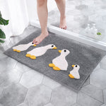 Cute Duck Bathroom Carpet Mat Quick Drying Bath Mat
