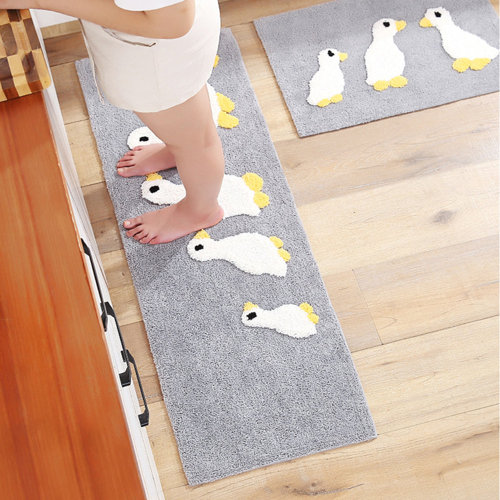 Cute Duck Bathroom Carpet Mat Quick Drying Bath Mat