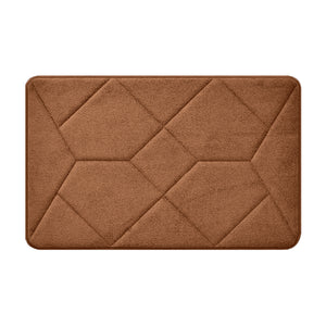 Memory Foam Bathroom Rug Non-Slip Soft Absorbent Washable Easy Care Shower 50 x 80 cm