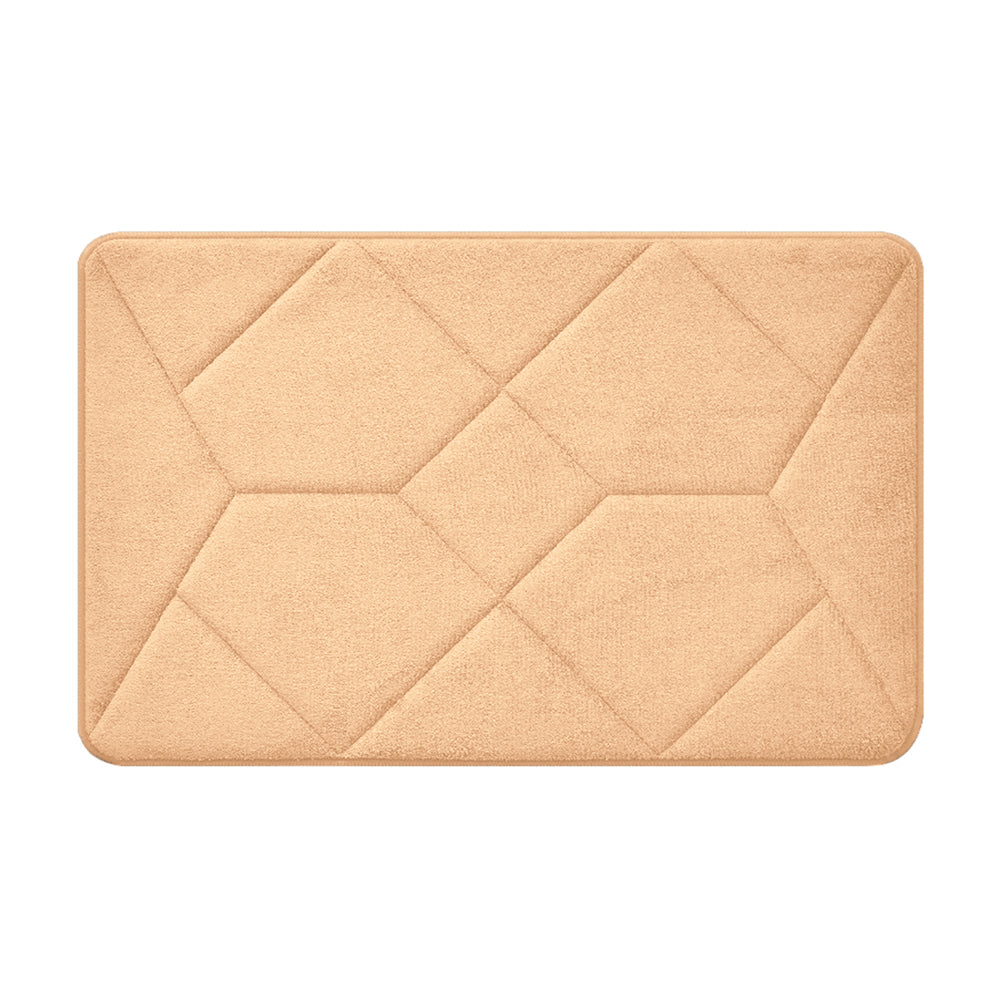Memory Foam Bathroom Rug Non-Slip Soft Absorbent Washable Easy Care Shower 50 x 80 cm