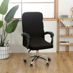 Stretch Chair Cover Office Chair Slipcover Office Computer Chair Cover Rotating Chair Swivel Chair Cover with Armrest Covers Office Chair Slipcover with Armrest, Large