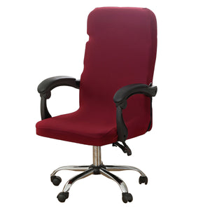 Stretch Chair Cover Office Chair Slipcover Office Computer Chair Cover Rotating Chair Swivel Chair Cover with Armrest Covers Office Chair Slipcover with Armrest, Large