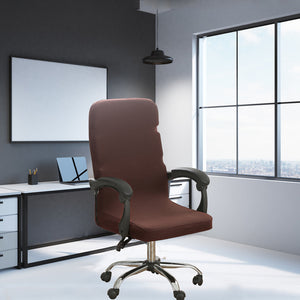 Stretch Chair Cover Office Chair Slipcover Office Computer Chair Cover Rotating Chair Swivel Chair Cover with Armrest Covers Office Chair Slipcover with Armrest, Large