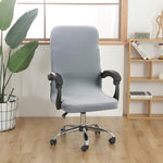 Stretch Chair Cover Office Chair Slipcover Office Computer Chair Cover Rotating Chair Swivel Chair Cover with Armrest Covers Office Chair Slipcover with Armrest, Large