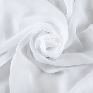 Hochzeit Bogen Chiffon Drapierung 2,3 Fuß * 18 Fuß Chiffon Tischläufer für Zeremonie und Empfang Kulisse Dekoration, 4 Farben