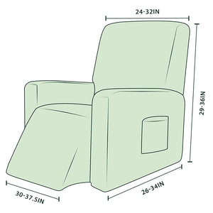 Stretch - Recliner Sofa Slipcover - Furniture Protector - Polyester